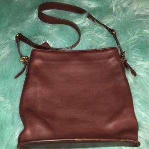 Vintage Coach Equestrian Bucket Shoulder Bag